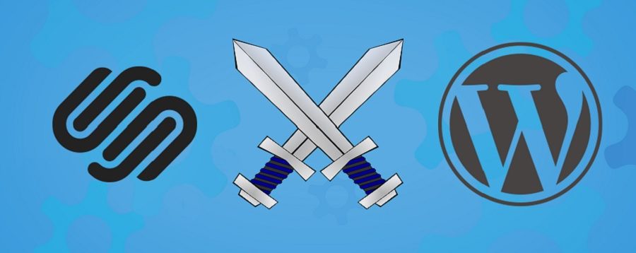 compare wordpress and squarespace