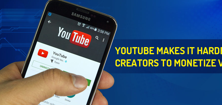 YouTube Makes it Harder